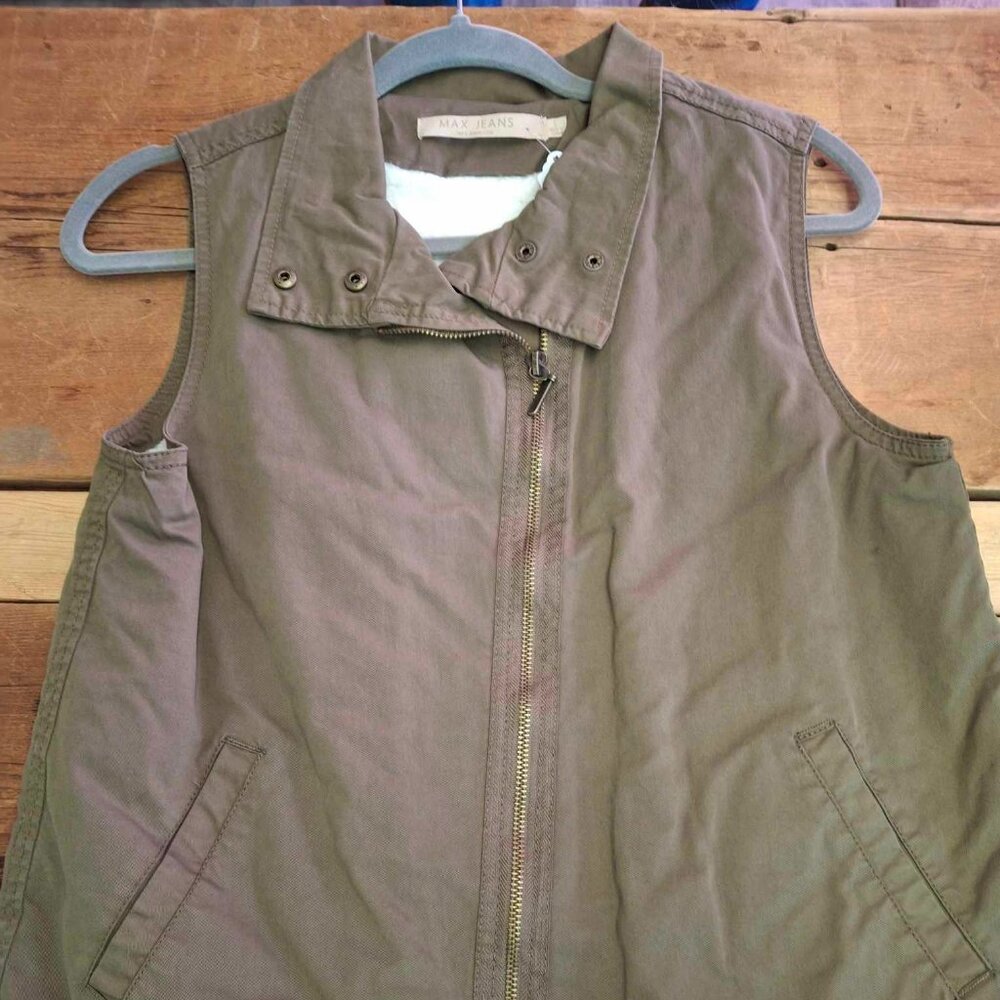 Max Jeans Sherpa-Lined Vest